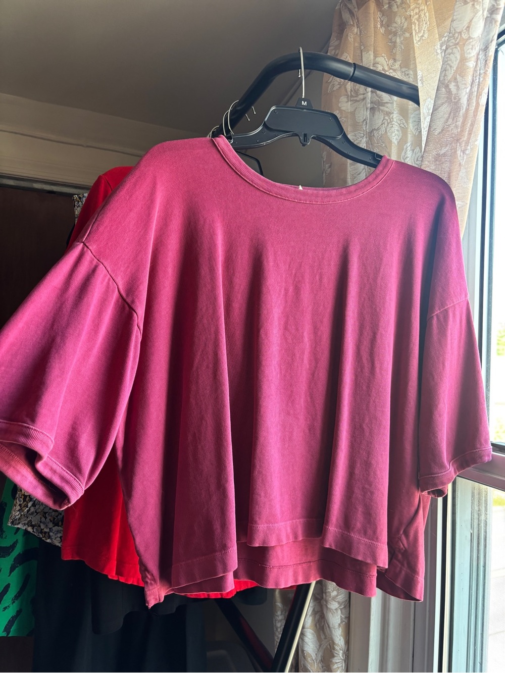 EUC Madewell Red Relaxed Boxy Tee | 100% Cotton T-Shirt | Women’s Plus XXL